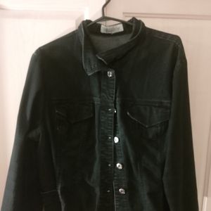 Ladies black jean jacket